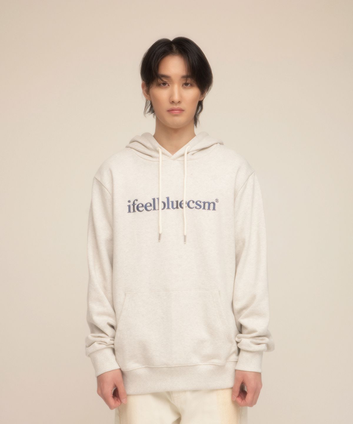 아이필블루씨에스엠(IFEELBLUECSM) Ifeelbluecsm Hoodie Oatmeal