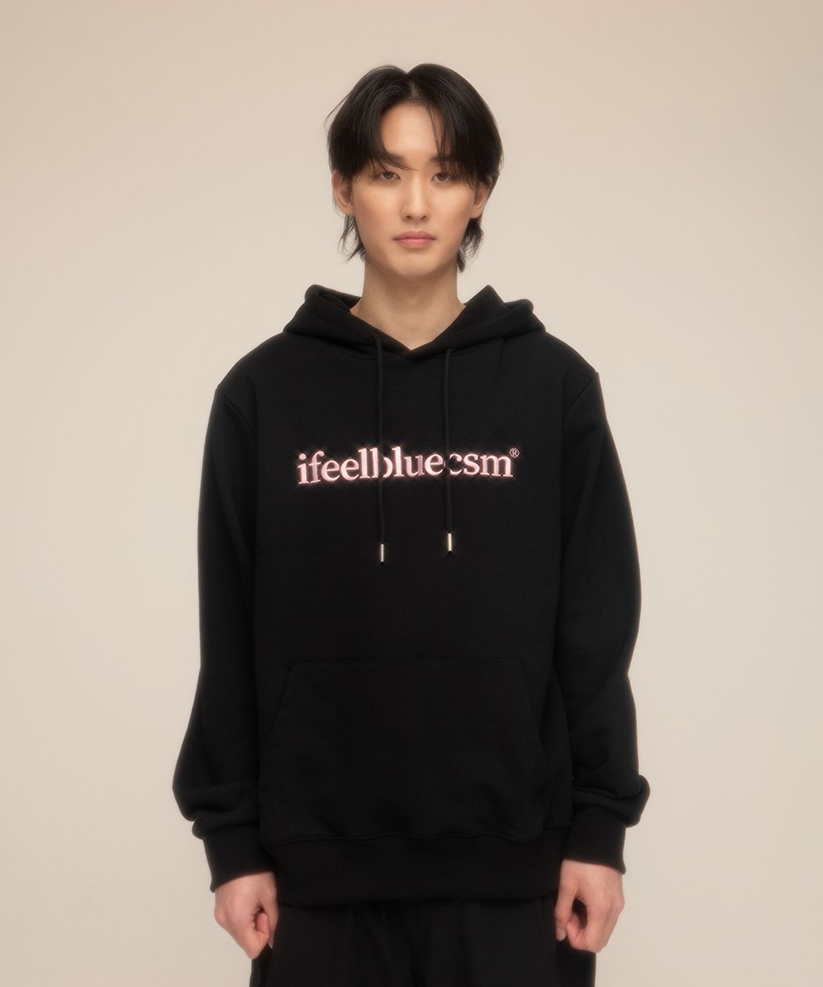 아이필블루씨에스엠(IFEELBLUECSM) Ifeelbluecsm Hoodie Black