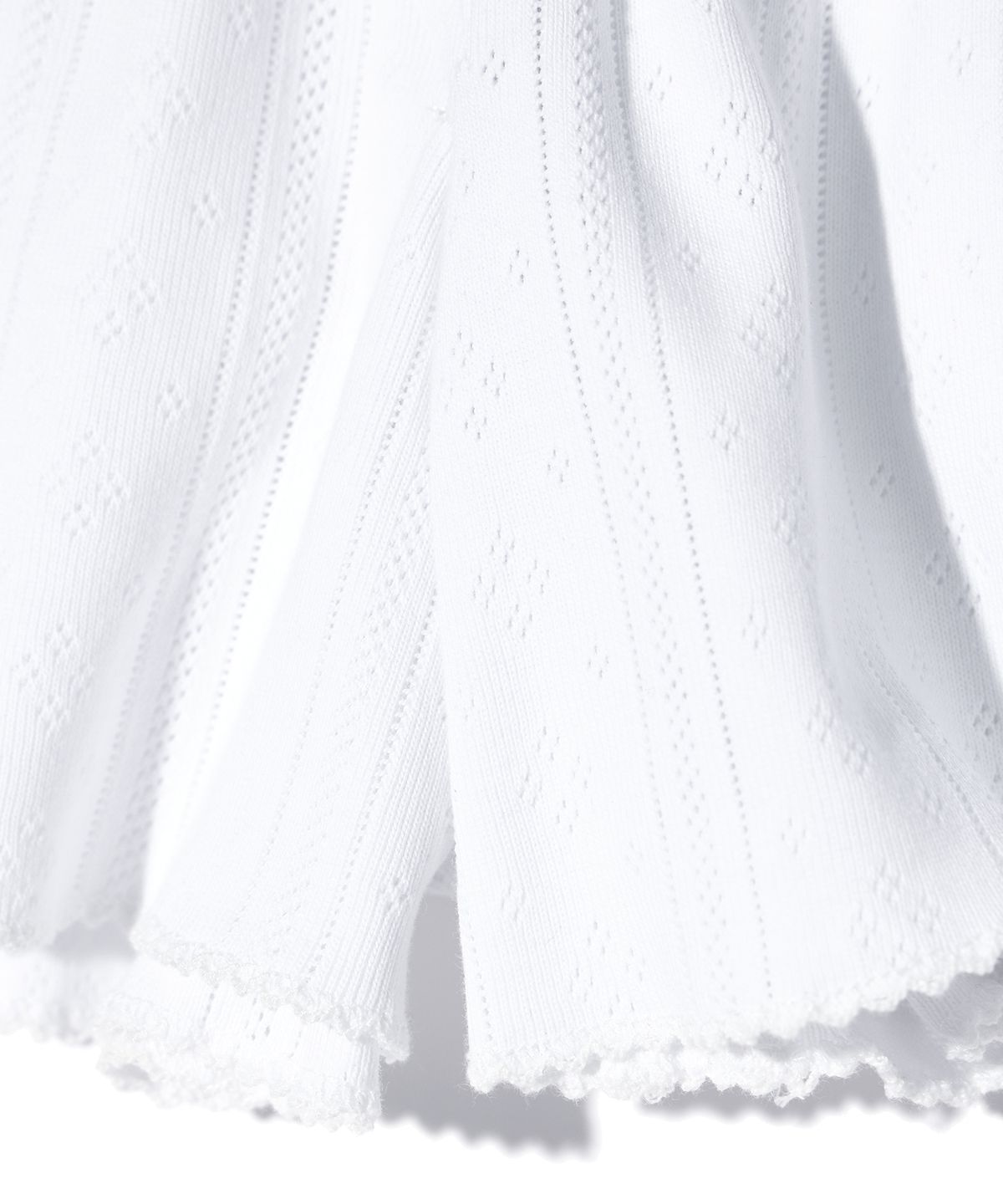 유희(YOUHEE) EYELET SHORTS WHITE