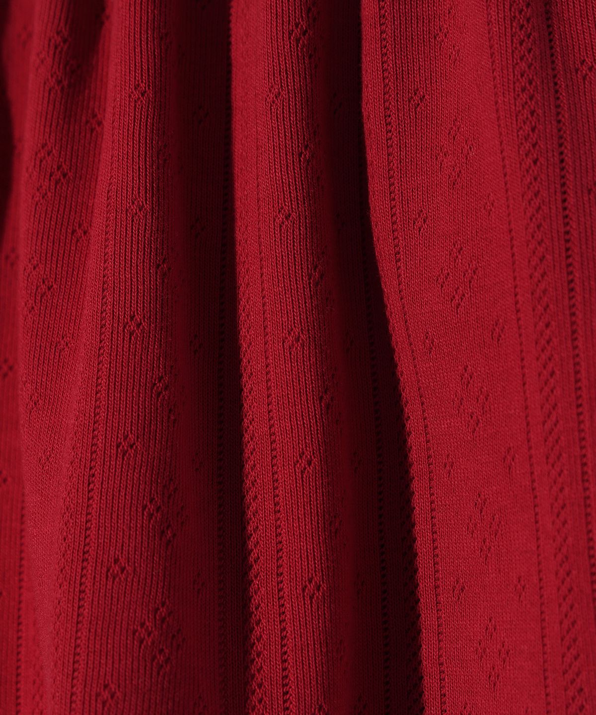 유희(YOUHEE) EYELET SHORTS RED