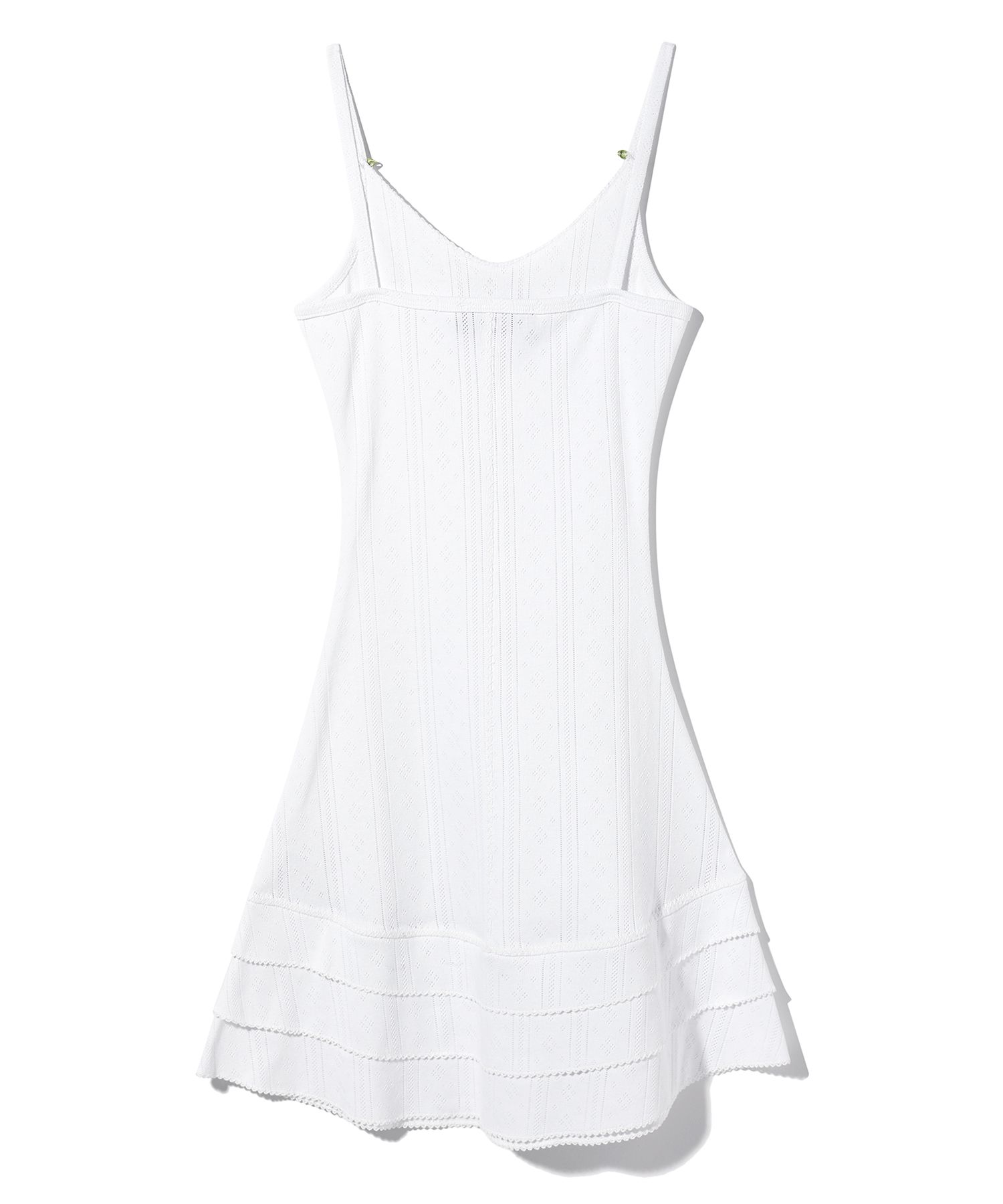 【YOUHEE】 EYELET FRILL DRESS (2color) ★韓国の人気★ MUSINSA | YOUHEE EYELET FRILL DRESS WHITE