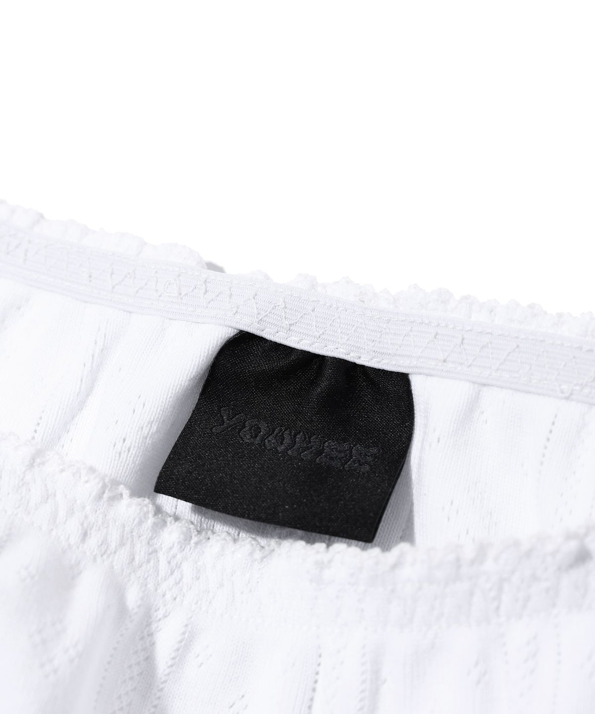 유희(YOUHEE) EYELET FRILL DRESS WHITE