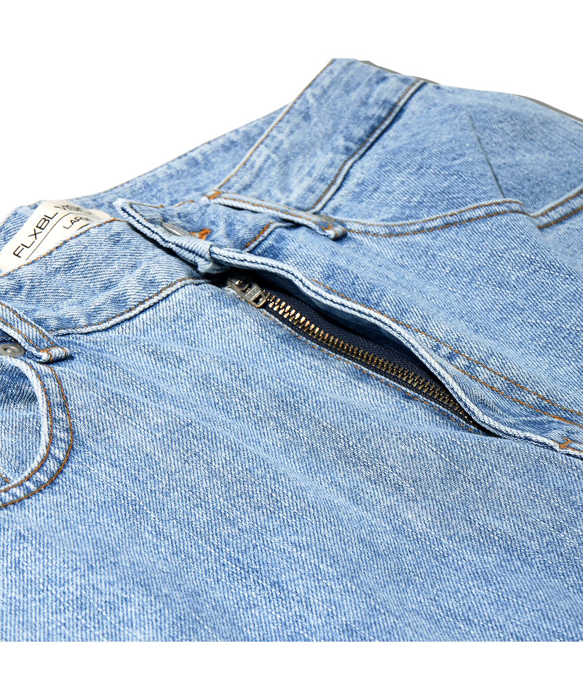 플렉서블(FLXBL) WIDE DENIM PANTS INDIGO