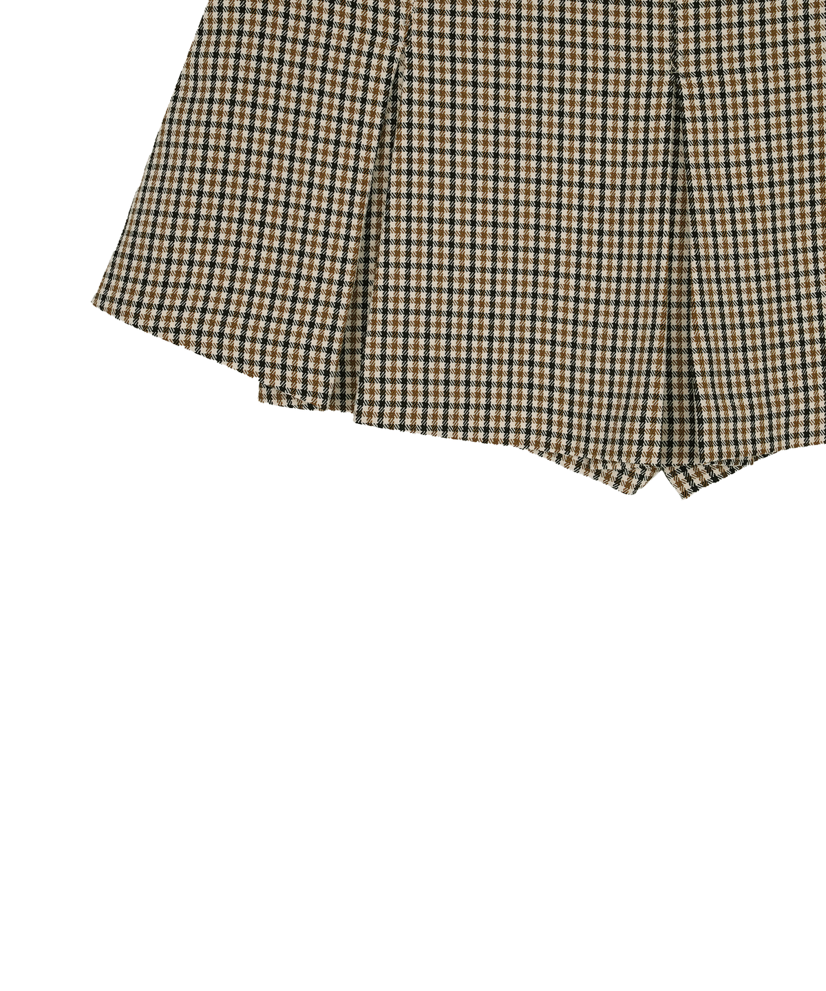 하이스쿨디스코(HIGH SCHOOL DISCO) 로우라이즈 플리츠스커트 베이지