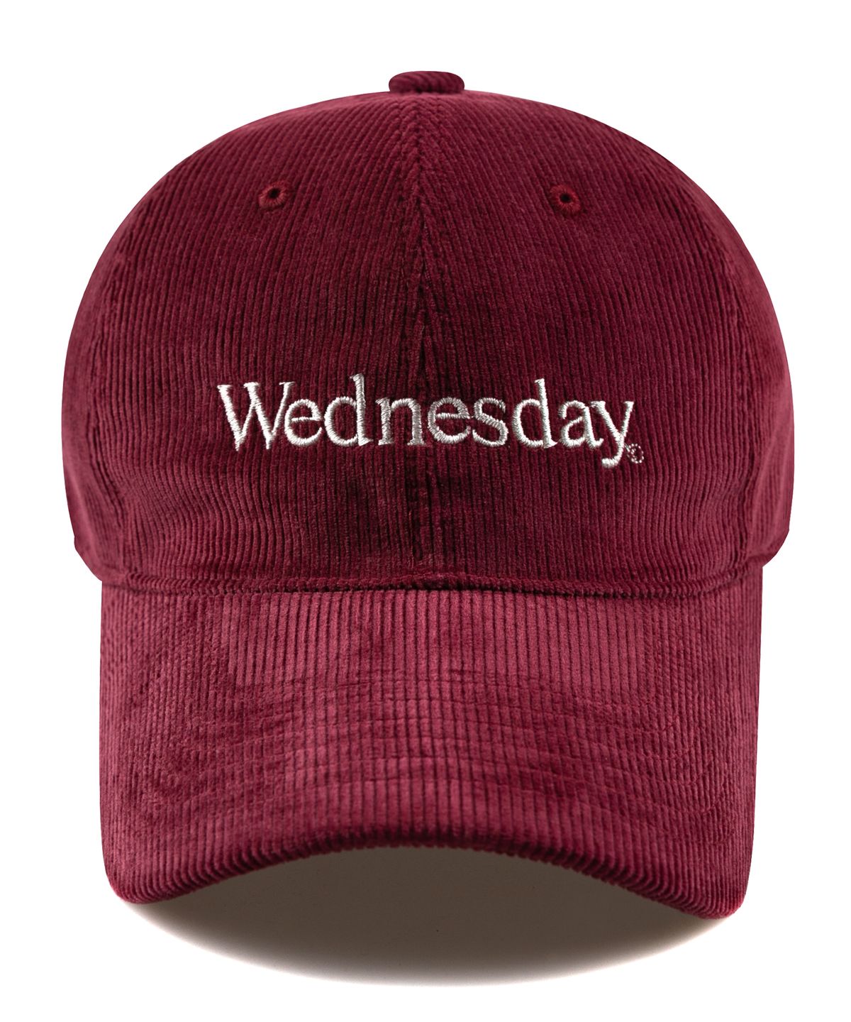 윅(WICK) Wednesday 코듀로이 볼캡-버건디
