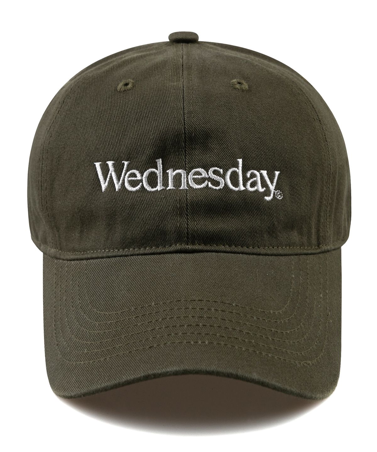 윅(WICK) Wednesday 워싱 볼캡-카키