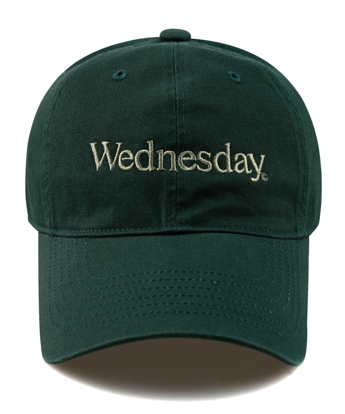 윅(WICK) Wednesday 워싱 볼캡-다크그린