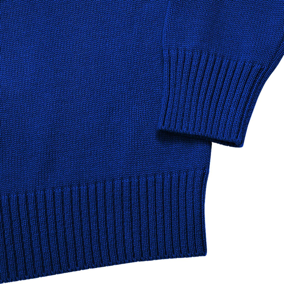 솔티(SORTIE) Saddle Crew neck Knit (Blue)