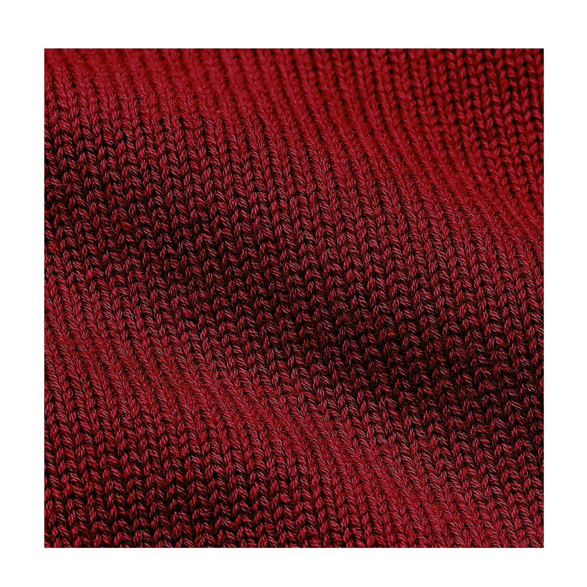 솔티(SORTIE) Saddle Crew neck Knit (Red)