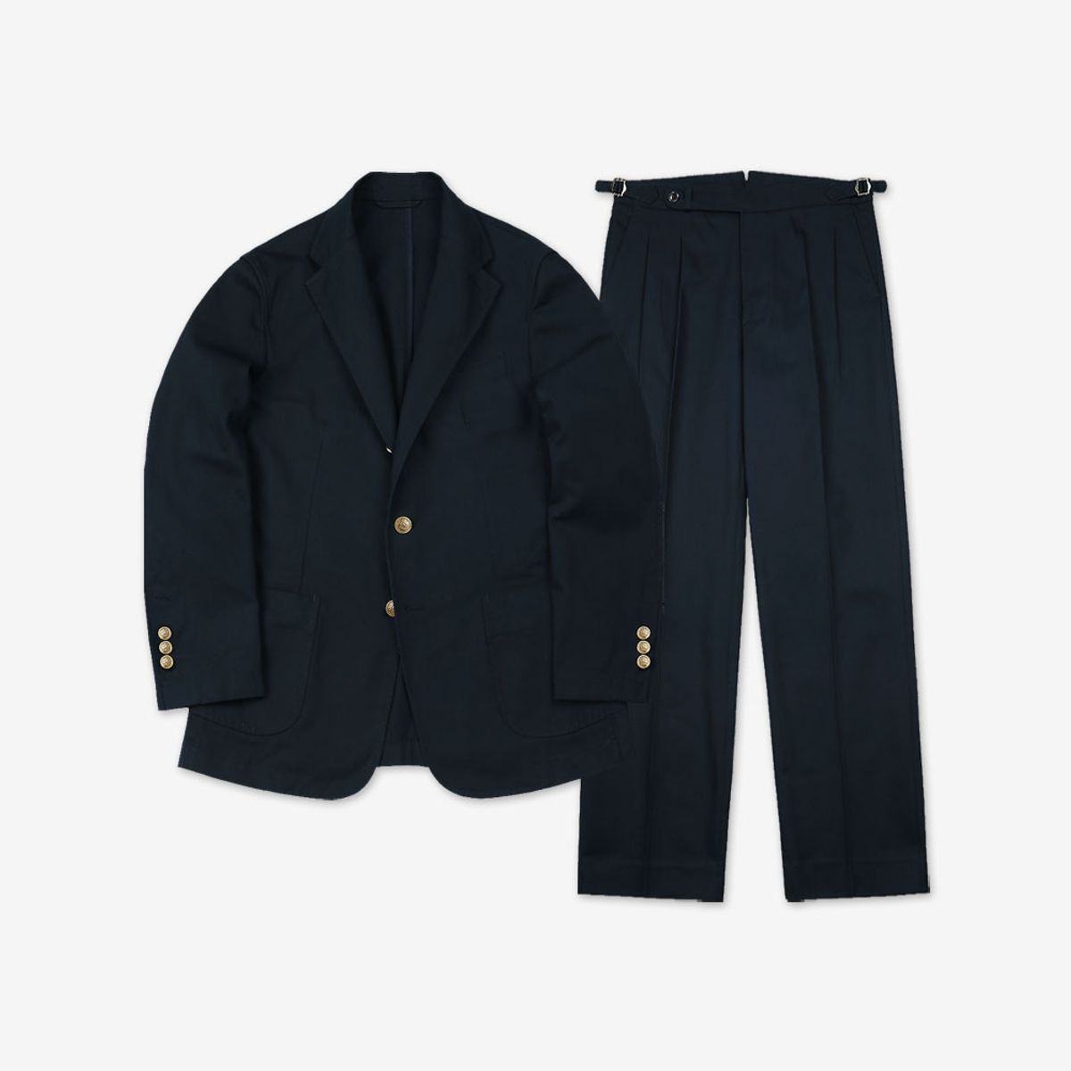 솔티(SORTIE) 405 Cotton Washed Jacket (Dark Navy)