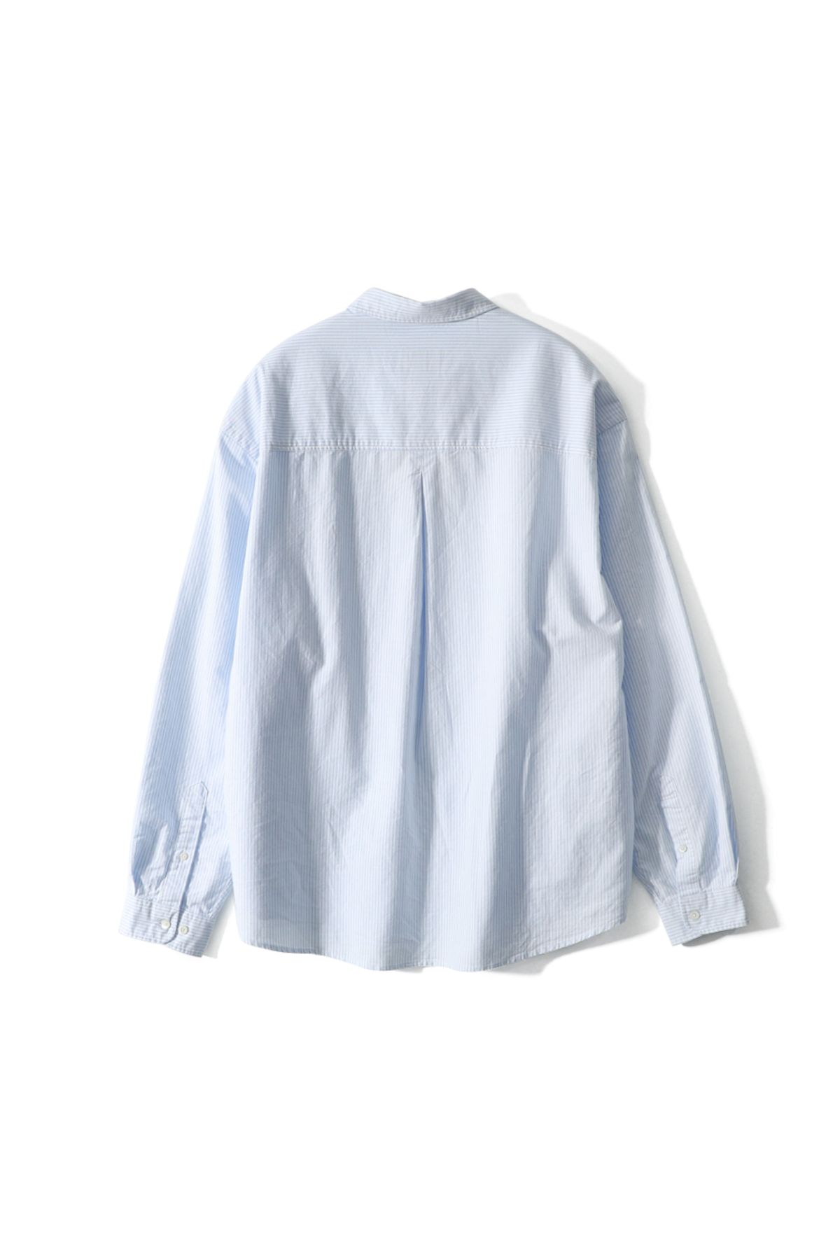 홀리선(HORLISUN) Jane Oxford Stripe Shirt Blue