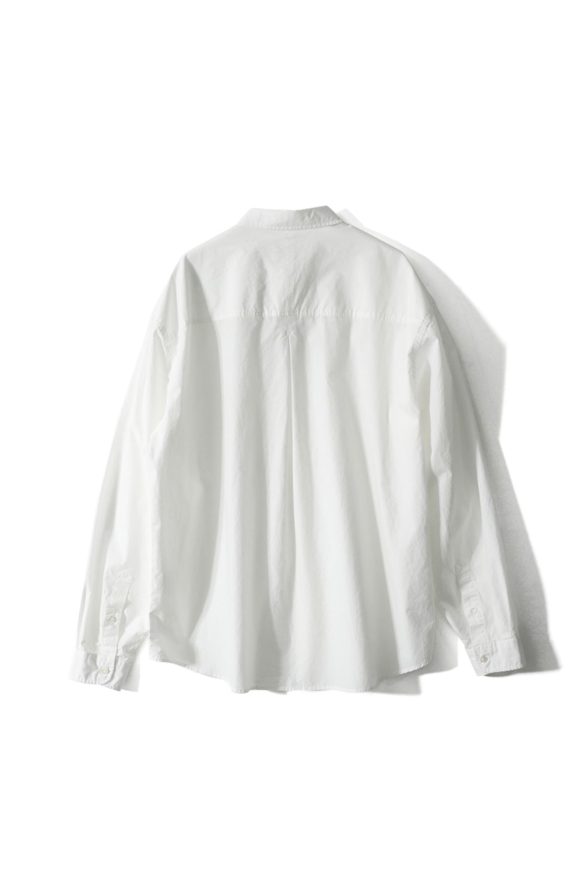 홀리선(HORLISUN) Jane Solid Extra Typewriter Shirt Off White