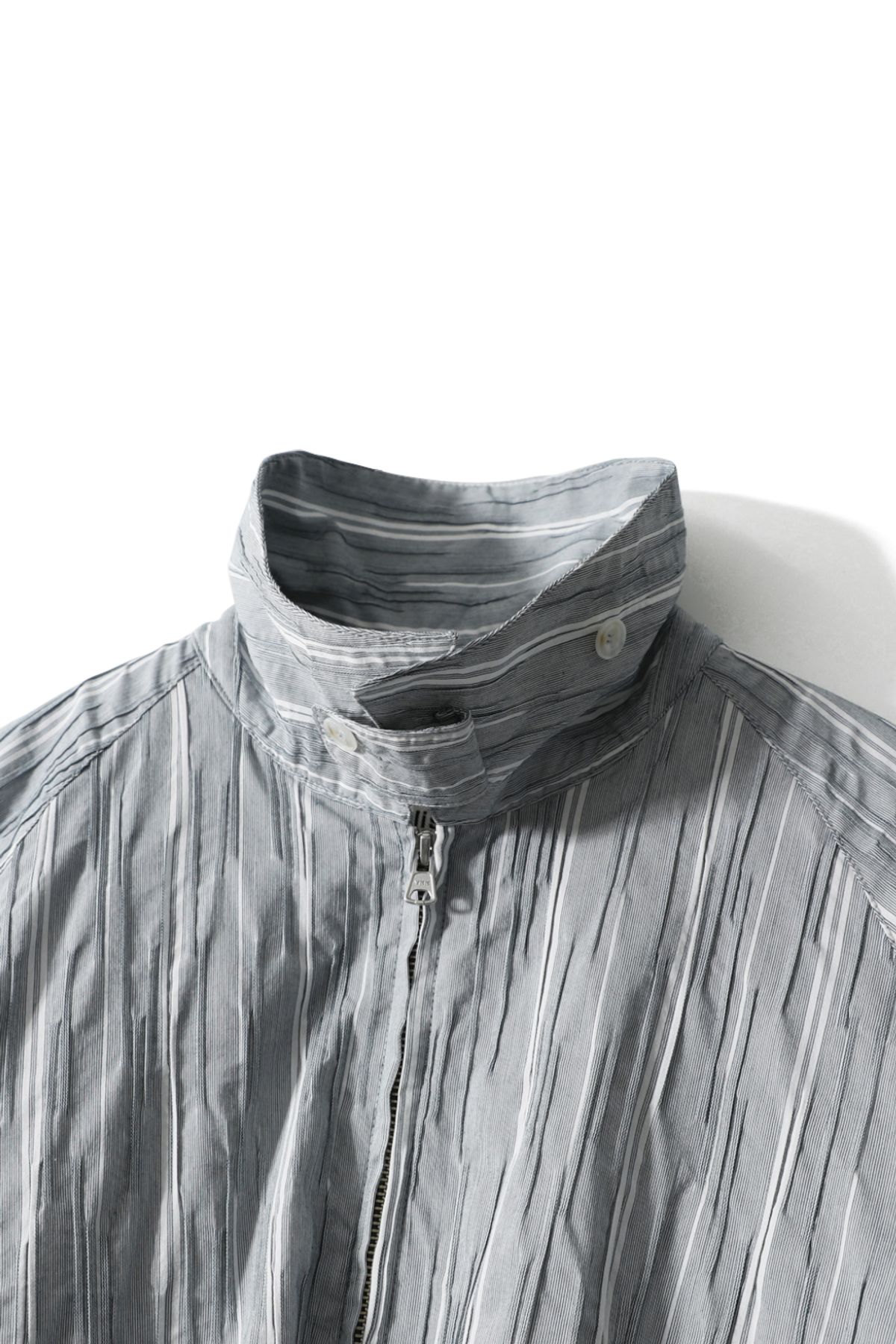 홀리선(HORLISUN) Visitor Dobby Stripe Jacket North Green