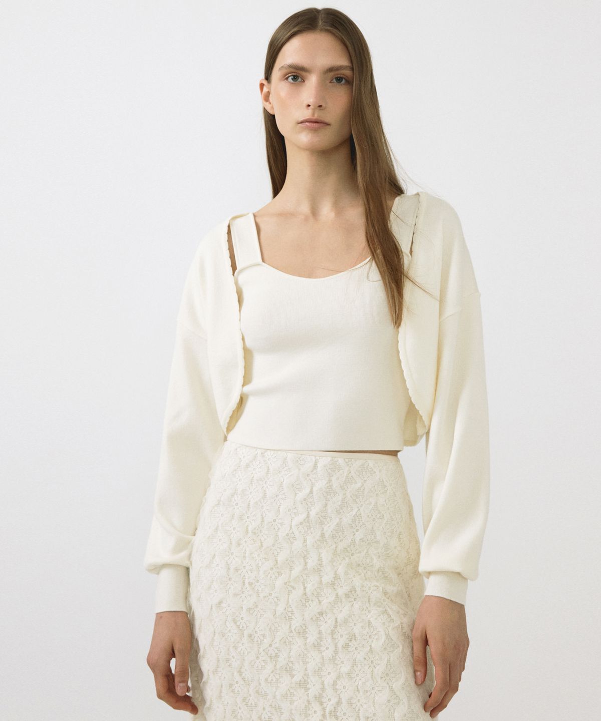오떼뜨(OCTETTE) BOLERO CARDIGAN_3COLOR