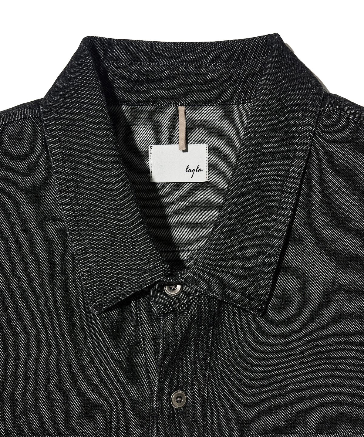다이아몬드 레이라(DIAMOND LAYLA) Two-Pocket Denim Oversized Fit Shirt S138