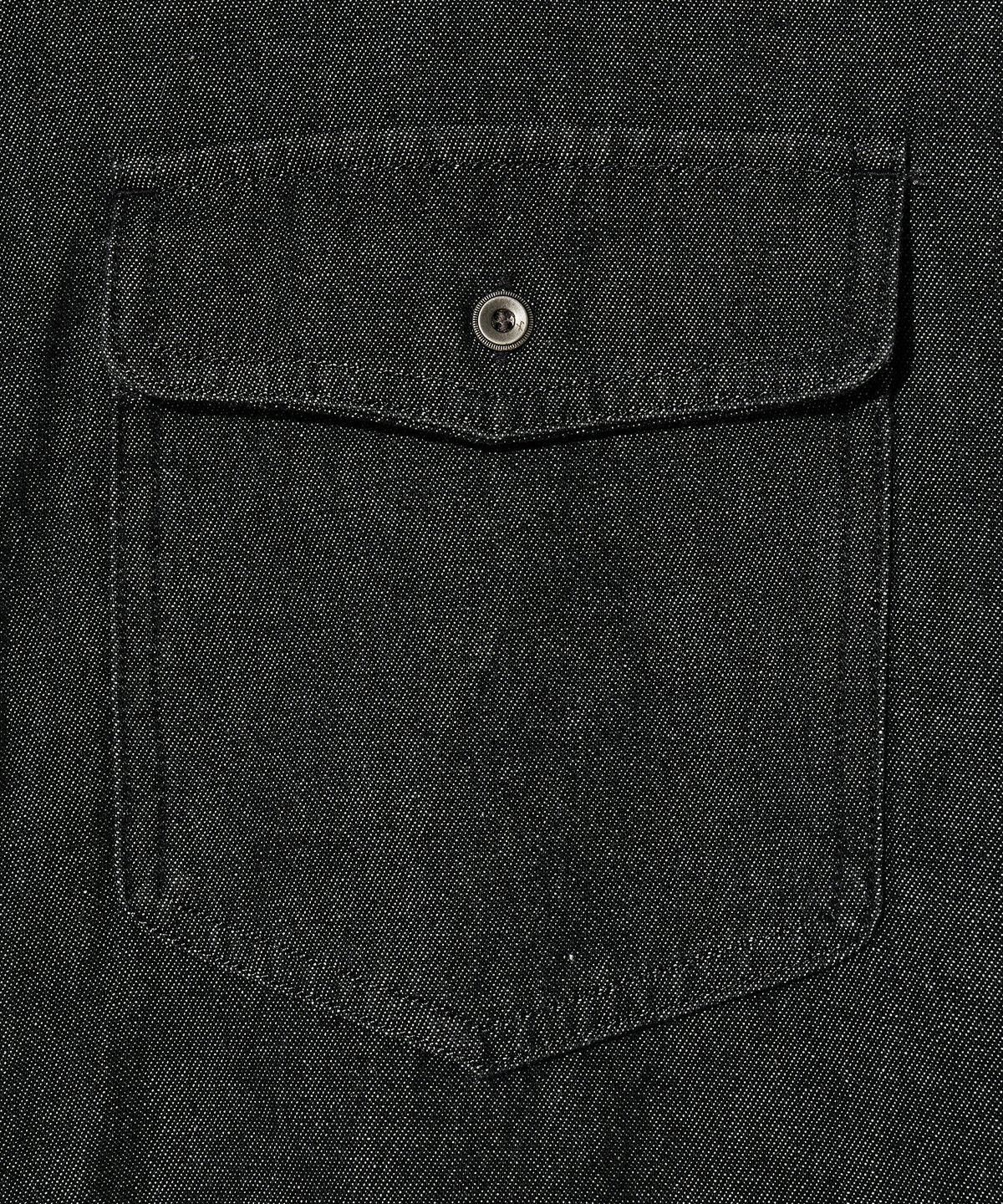 다이아몬드 레이라(DIAMOND LAYLA) Two-Pocket Denim Oversized Fit Shirt S138