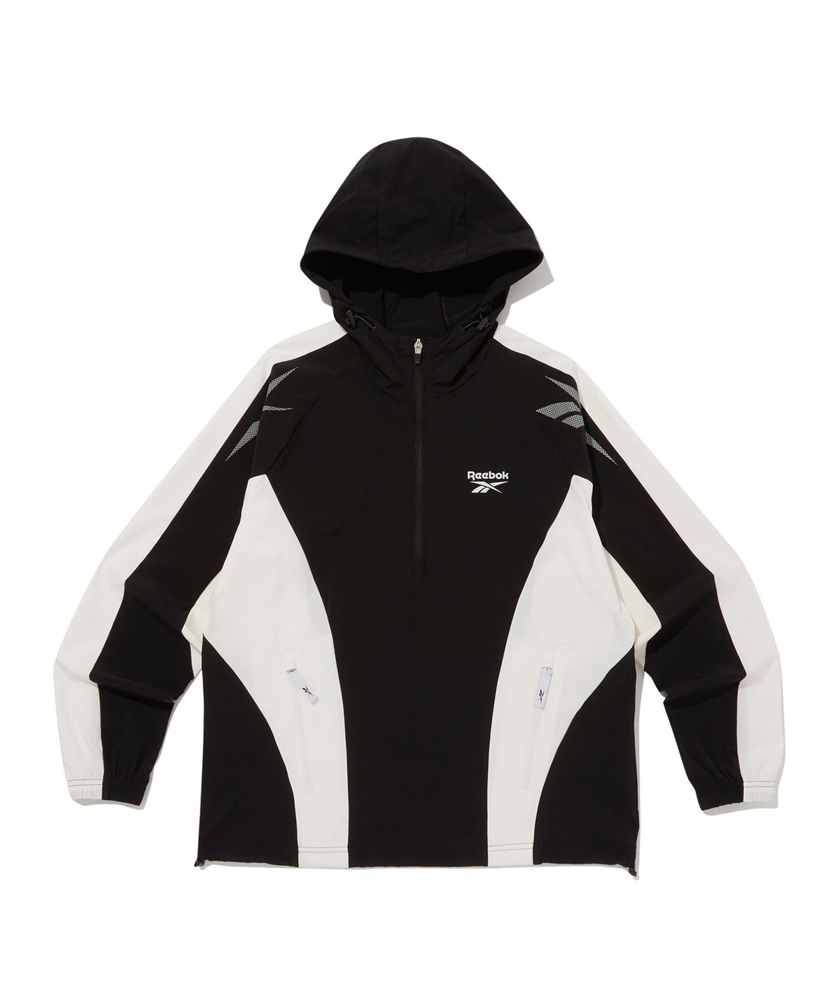 리복(REEBOK) 벡터 액티브 후드 아노락 - 블랙