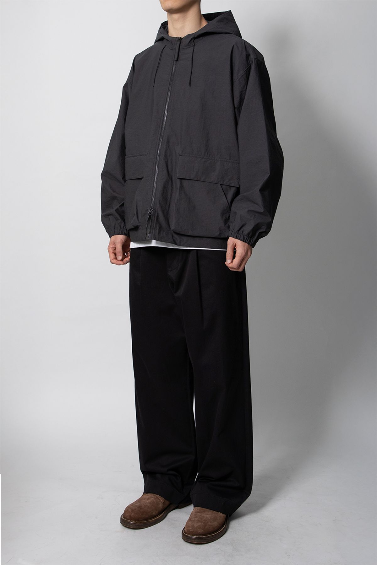 홀리선(HORLISUN) Breeze Cotton hood Jacket Charcoal