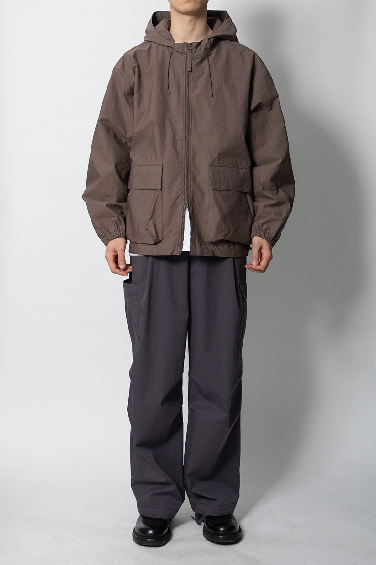 홀리선(HORLISUN) Breeze Cotton hood Jacket Brown