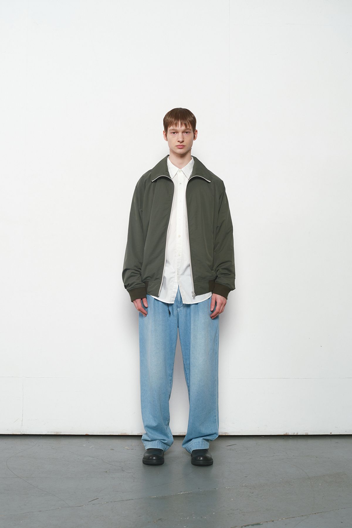 홀리선(HORLISUN) Stroll Zip up Jacket Chive