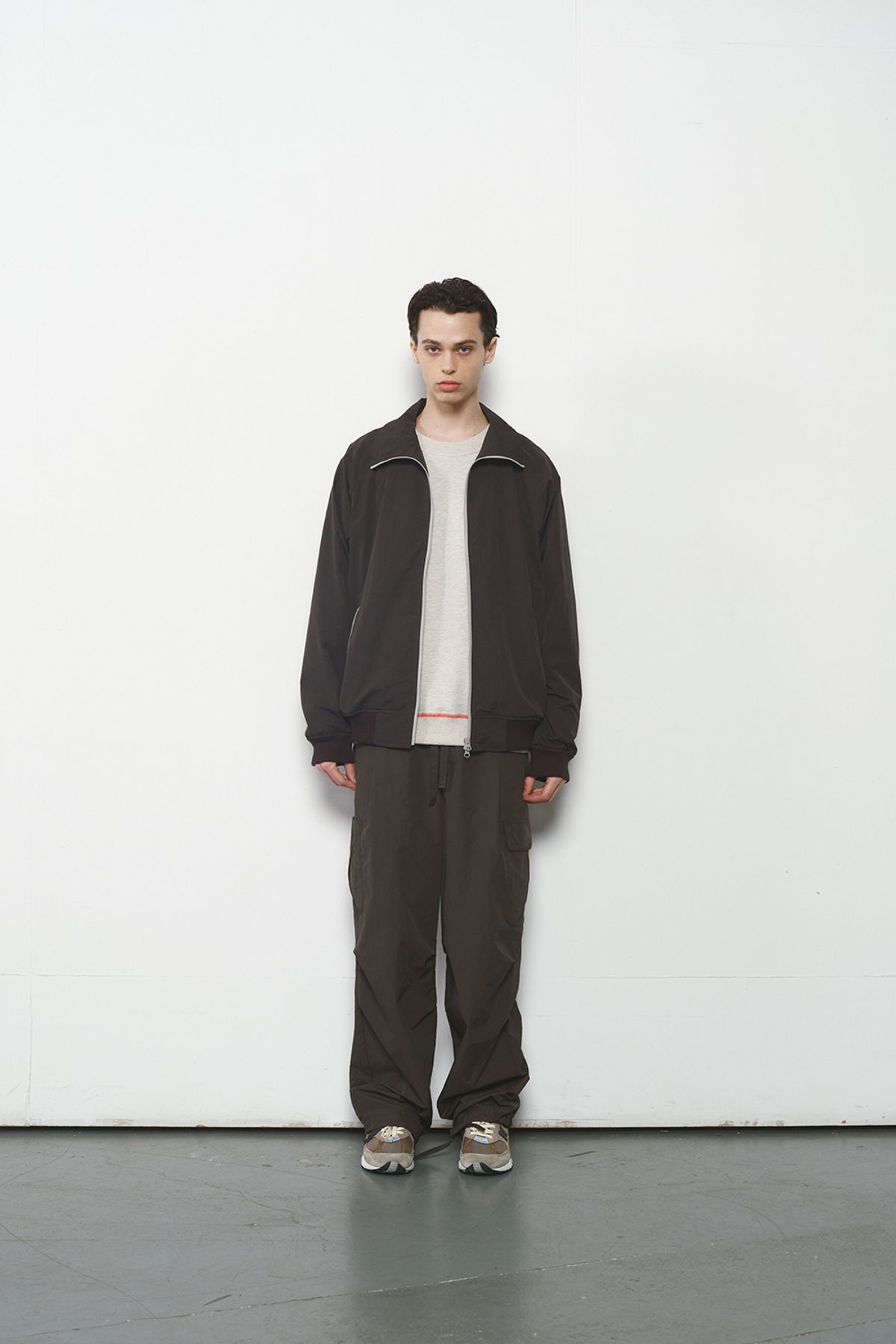 홀리선(HORLISUN) Stroll Zip up Jacket Charcoal
