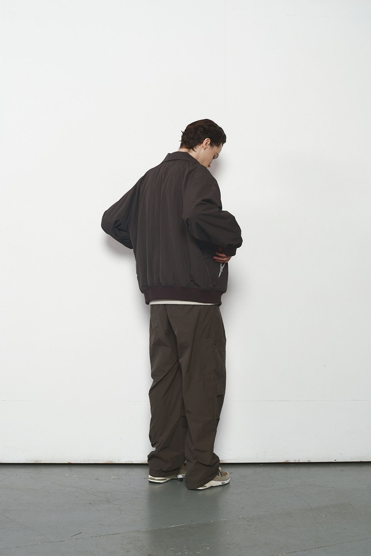 홀리선(HORLISUN) Stroll Zip up Jacket Charcoal