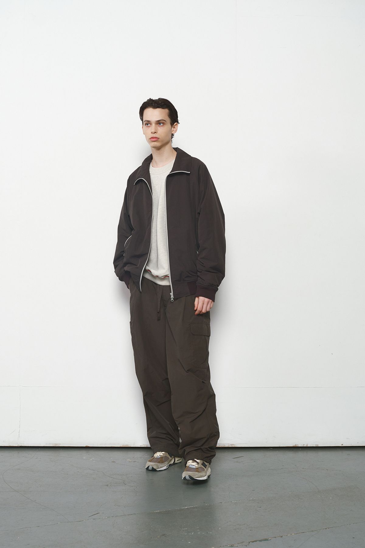 홀리선(HORLISUN) Stroll Zip up Jacket Charcoal