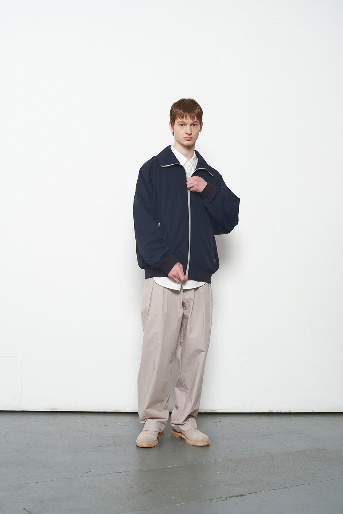 홀리선(HORLISUN) Stroll Zip up Jacket Navy