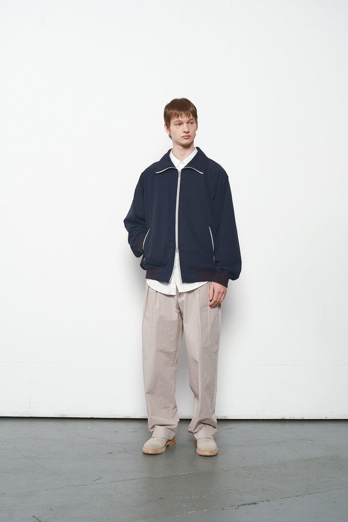 홀리선(HORLISUN) Stroll Zip up Jacket Navy