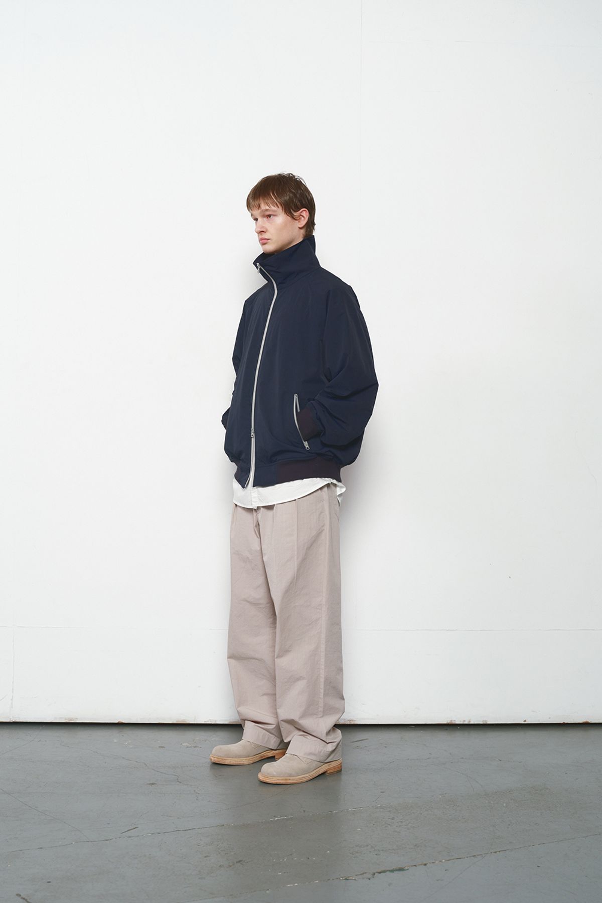 홀리선(HORLISUN) Stroll Zip up Jacket Navy