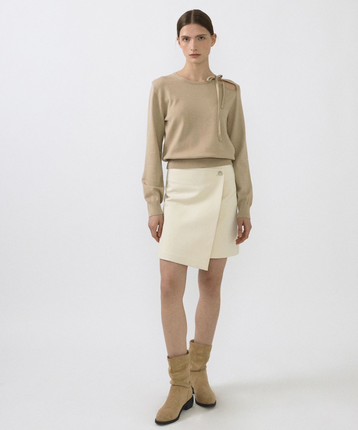 오떼뜨(OCTETTE) OPEN RIBBON KNIT_3COLOR