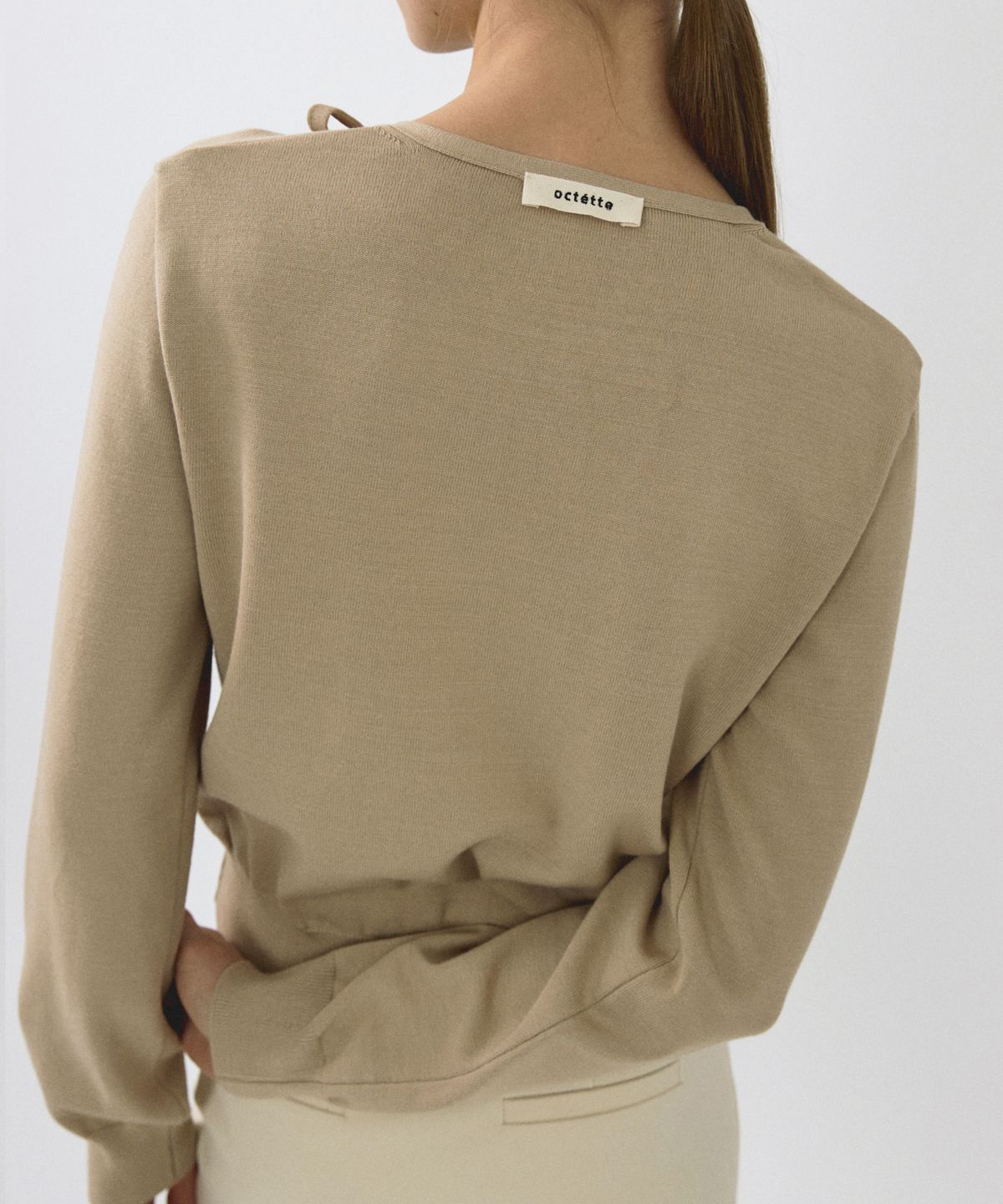 오떼뜨(OCTETTE) OPEN RIBBON KNIT_3COLOR