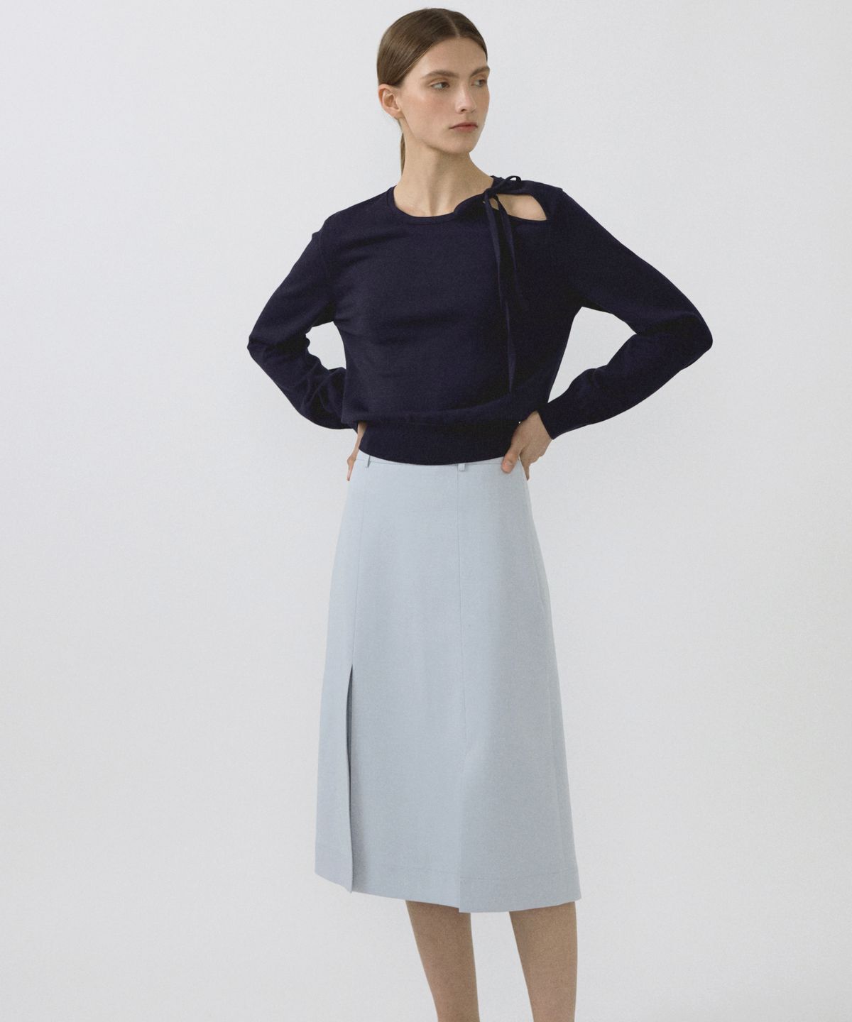 오떼뜨(OCTETTE) OPEN RIBBON KNIT_3COLOR