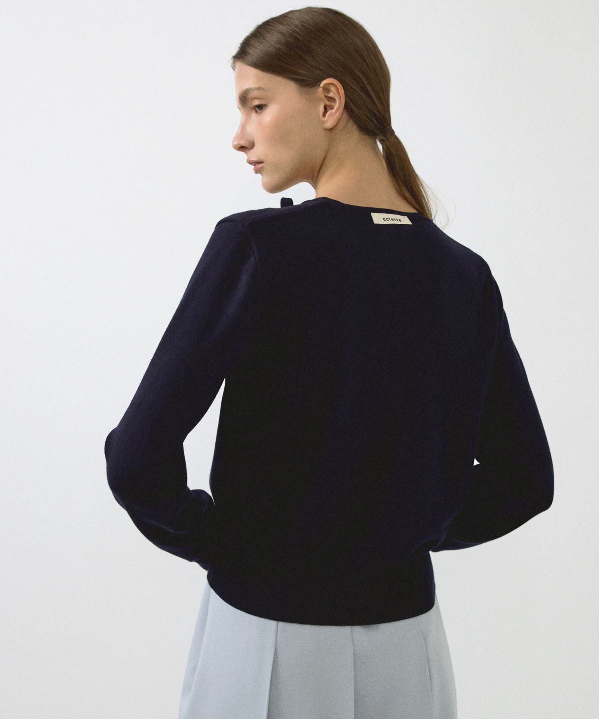 오떼뜨(OCTETTE) OPEN RIBBON KNIT_3COLOR