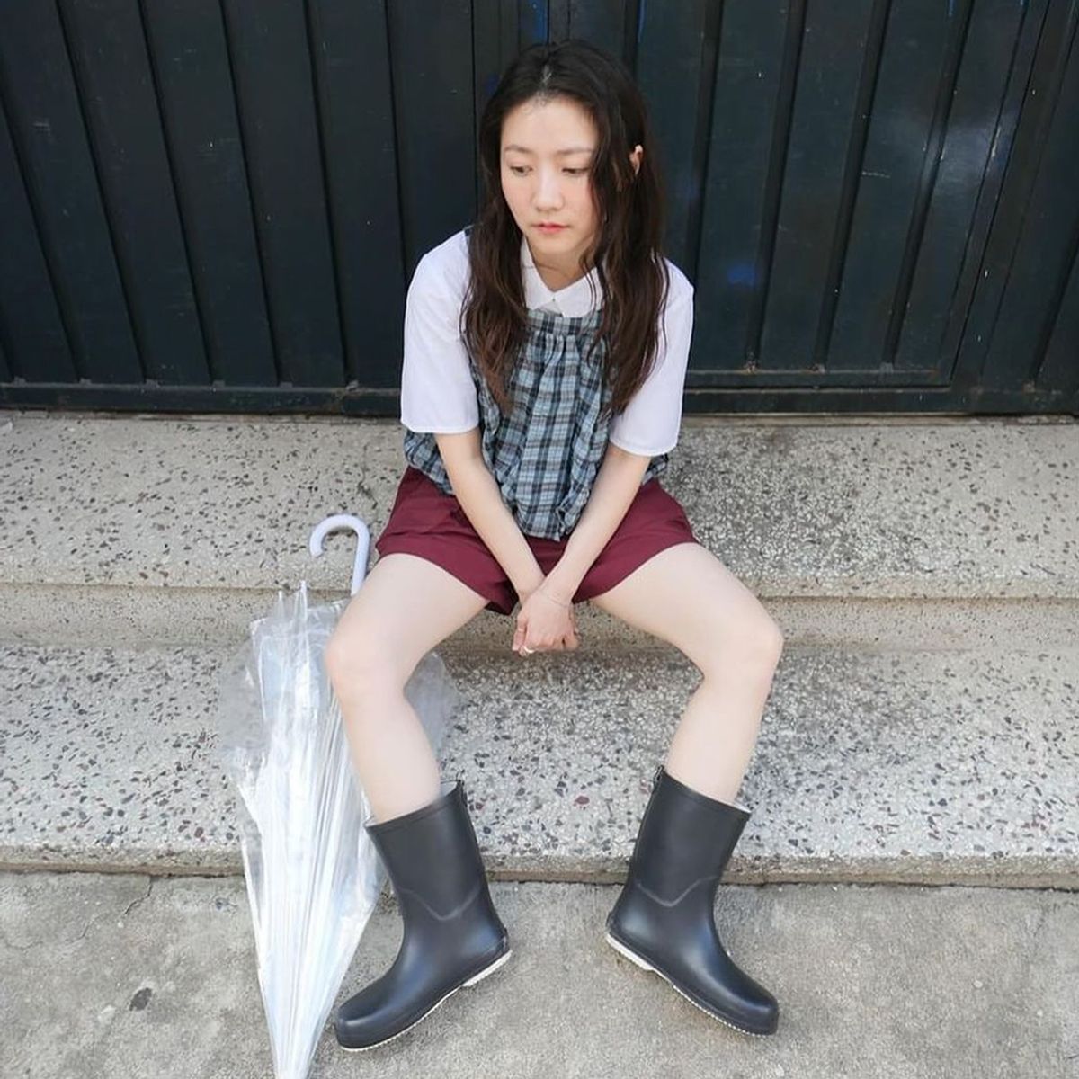 갭(GAP) 메리어드 레인부츠(네이비)