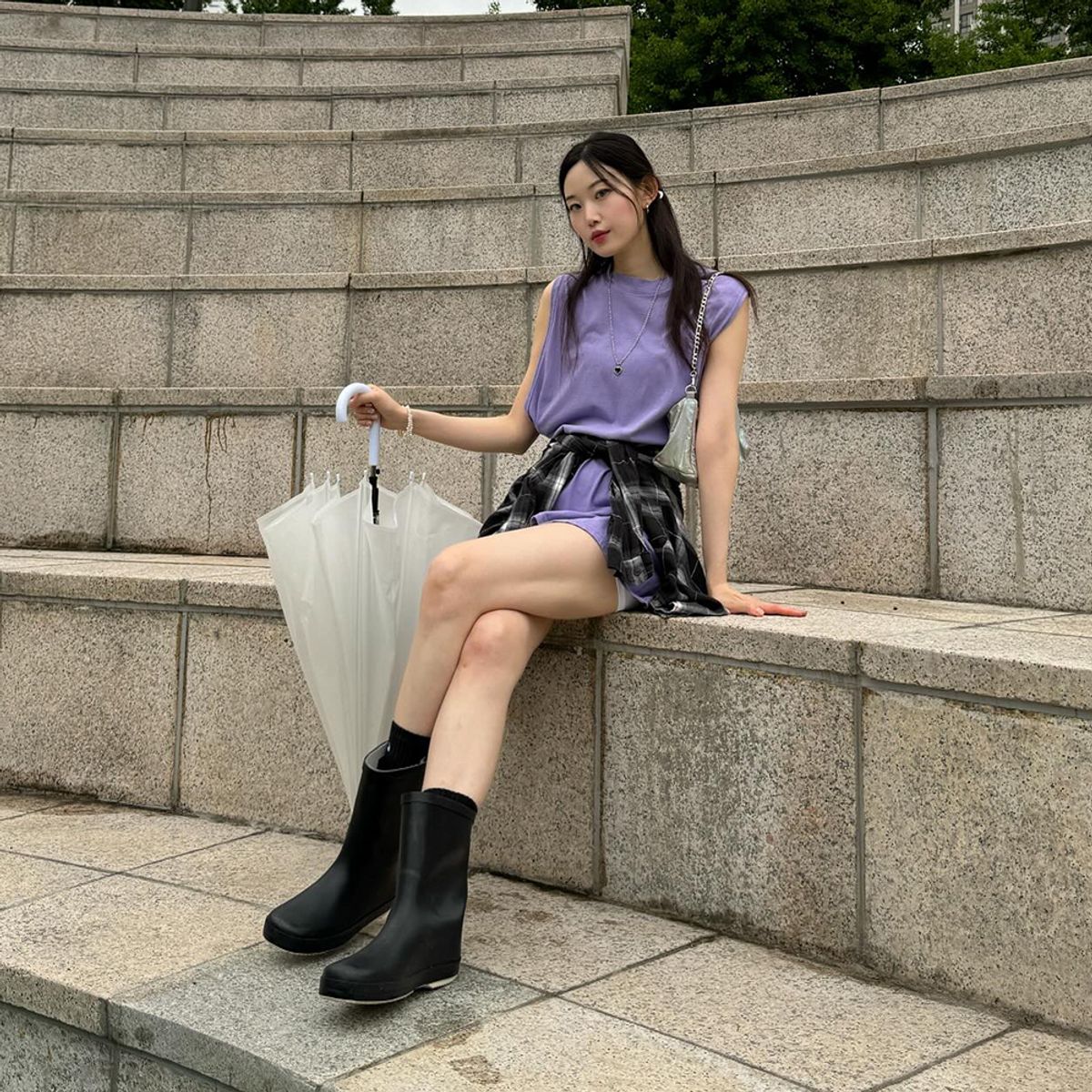 갭(GAP) 메리어드 레인부츠(블랙)