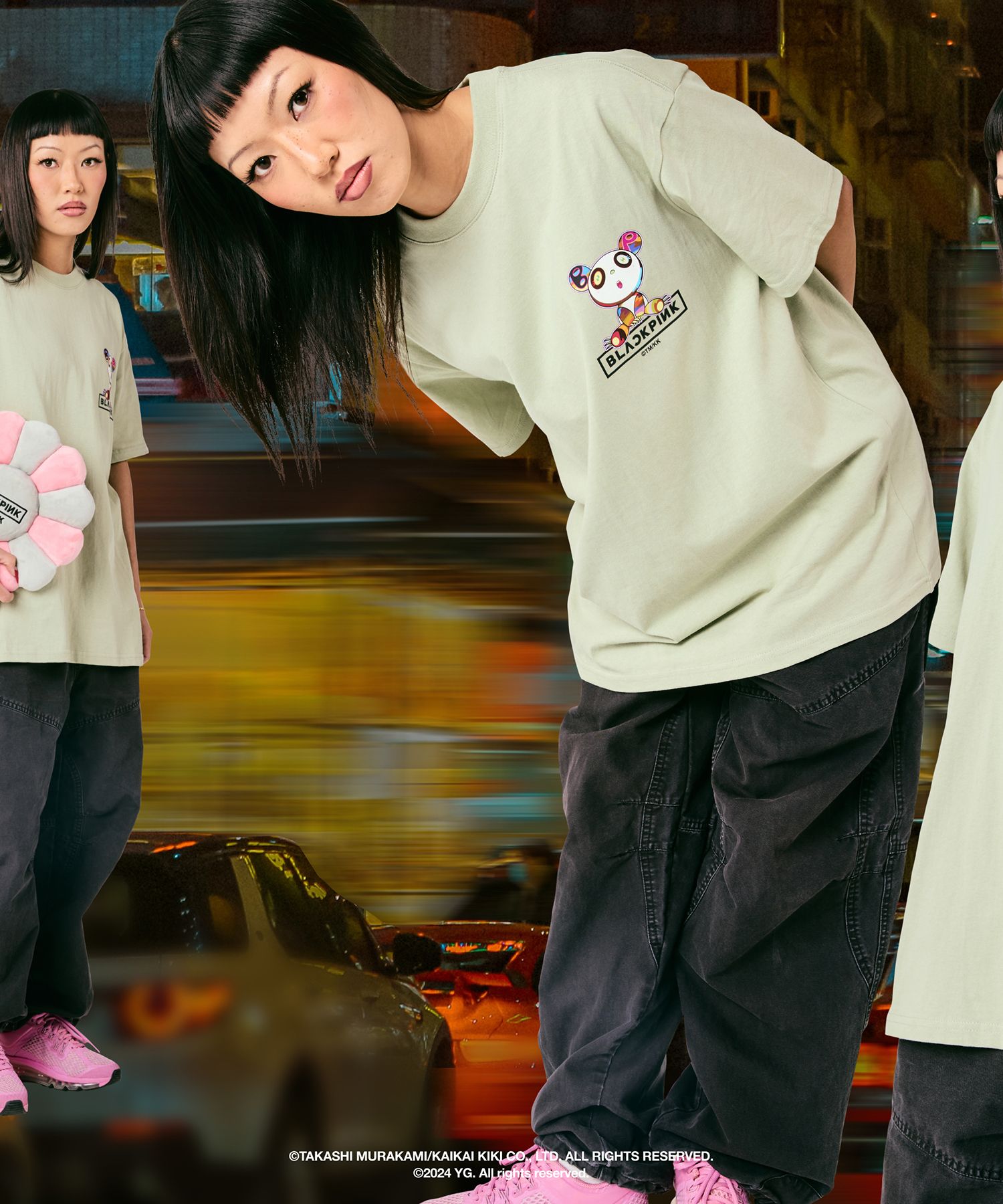 【Takashi Murakami x Blackpink】Signature T-Shirt WHITE BLACKPINK Unisex X Takashi Murakami Signature Tee T-Shirt | eBay