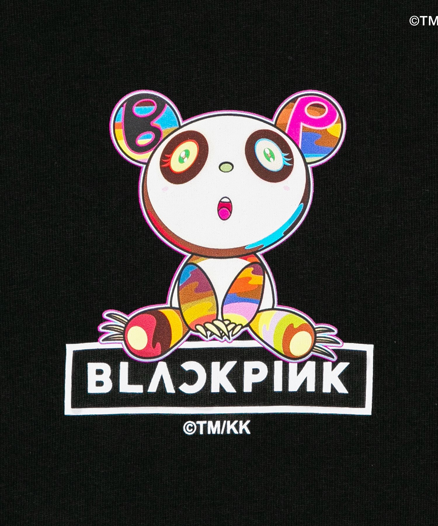 【Takashi Murakami x Blackpink】 Pandakashi Dreams ロンT 黒 Blackpink x Kaikai Kiki Pandakashi Dreams Hoodie Vintage