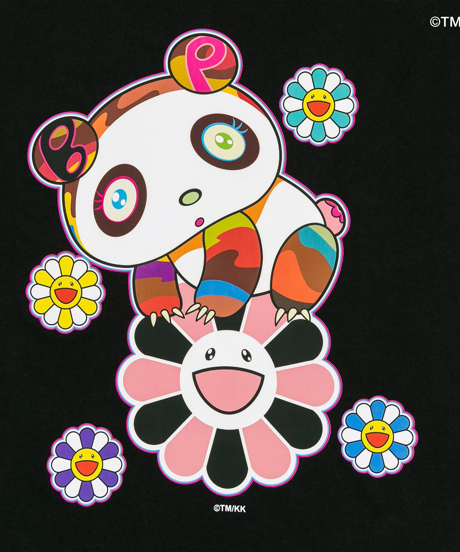 【Takashi Murakami x Blackpink】 Pandakashi Dreams ロンT 黒 BLACKPINK + Takashi Murakami Pandakashi Dreams Long Sleeve