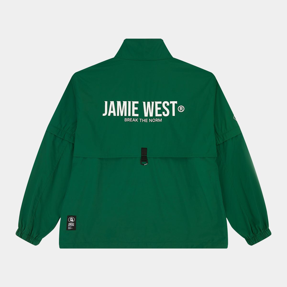 제이미웨스트(JAMIE WEST) 디테쳐블 하프집업 아노락 (그린)