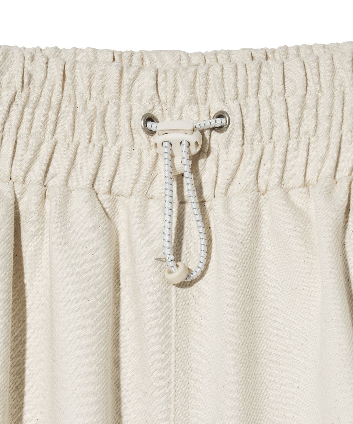 다이아몬드 레이라(DIAMOND LAYLA) Unmodified Denim String Wide Pants P16  Ivory