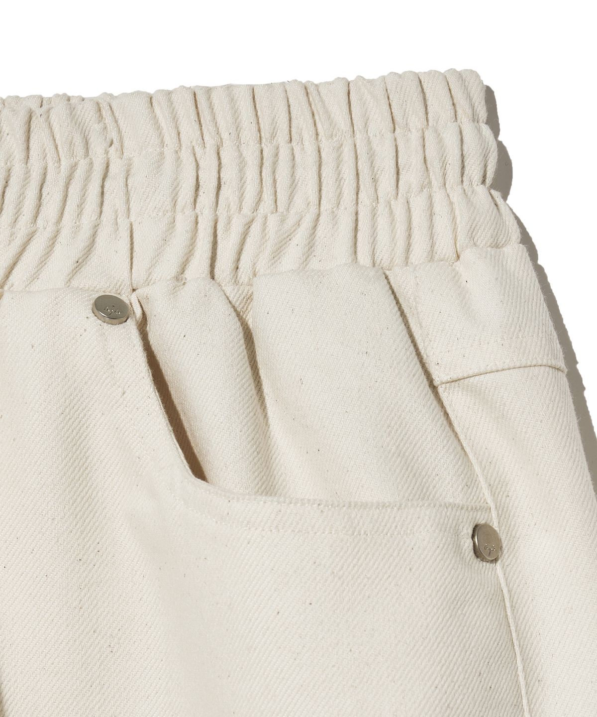 다이아몬드 레이라(DIAMOND LAYLA) Unmodified Denim String Wide Pants P16  Ivory