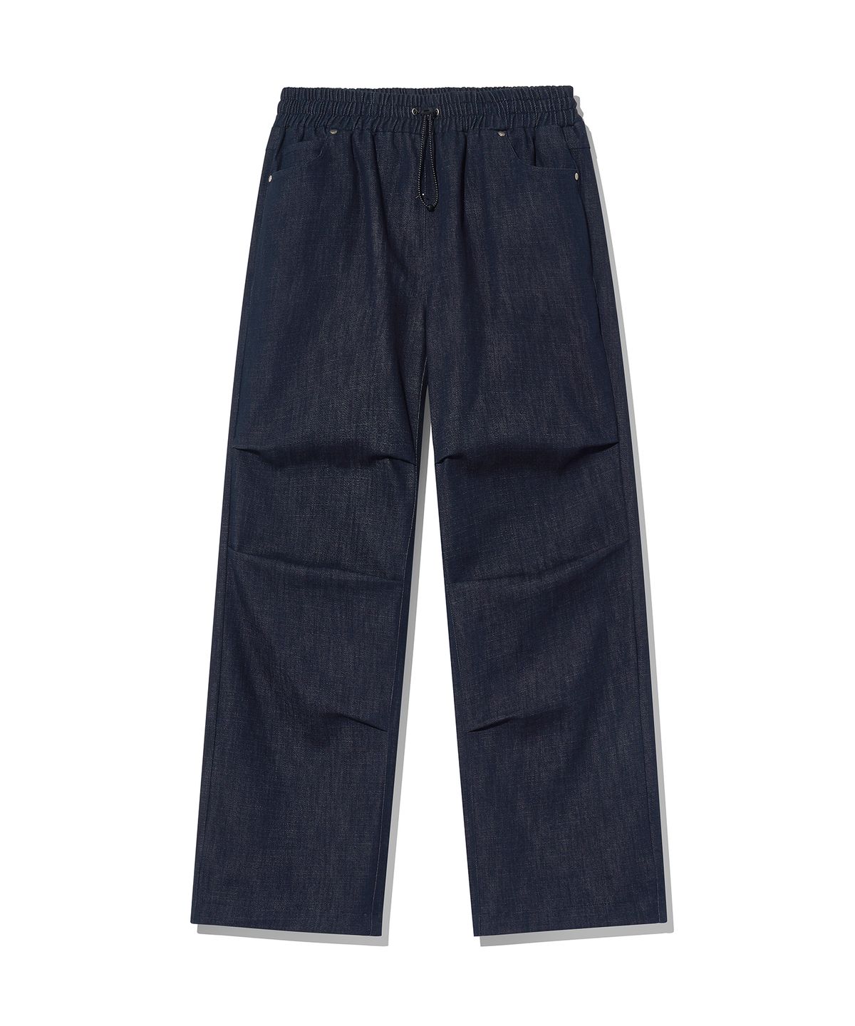 다이아몬드 레이라(DIAMOND LAYLA) Unmodified Denim String Wide Pants P16  Blue Denim