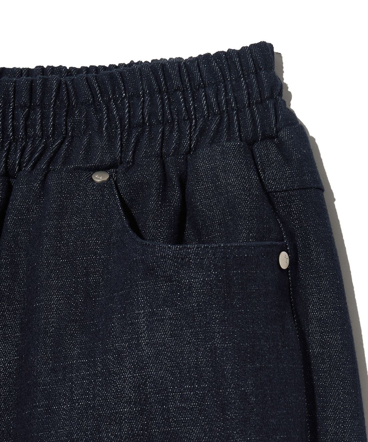 다이아몬드 레이라(DIAMOND LAYLA) Unmodified Denim String Wide Pants P16  Blue Denim