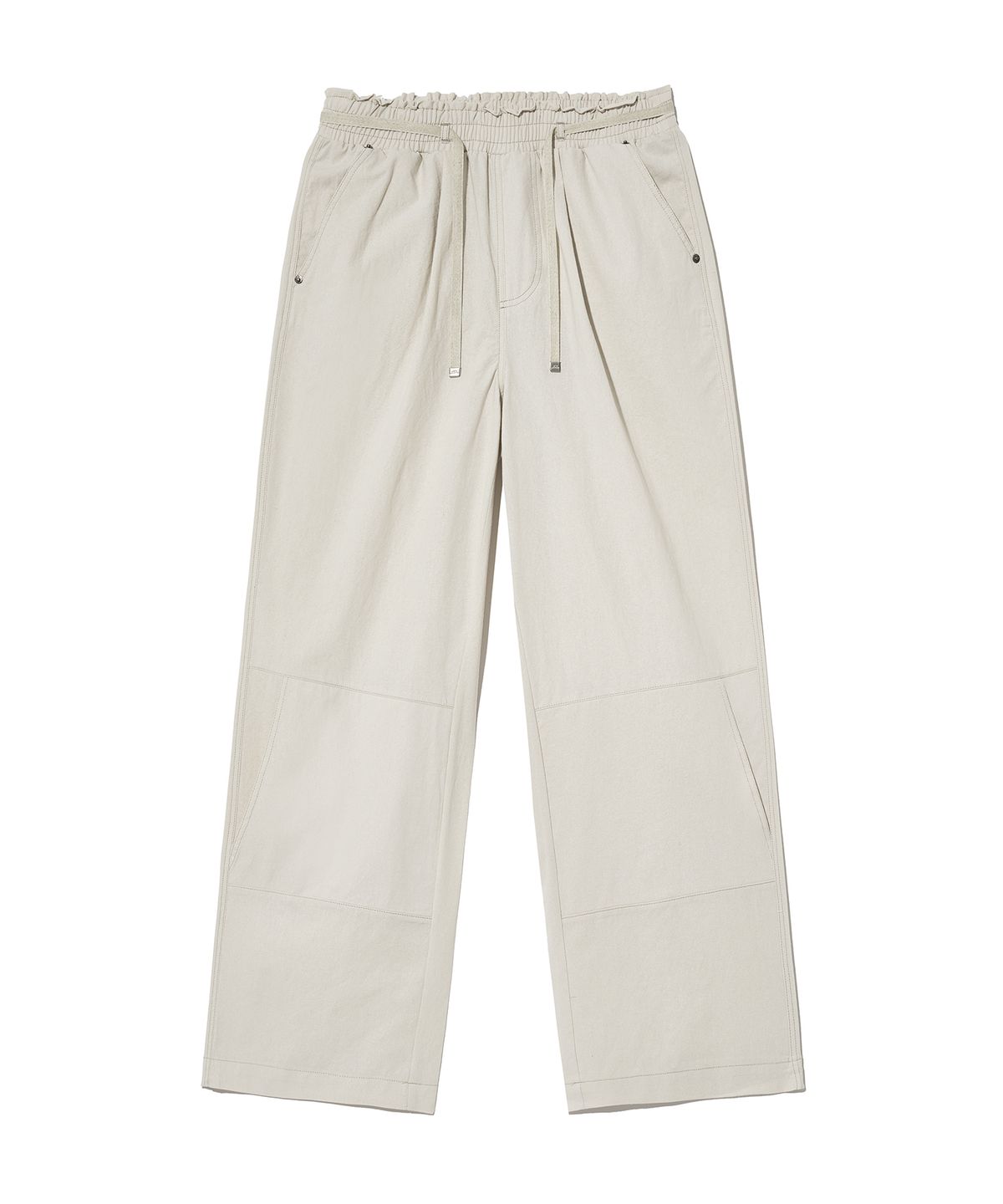 다이아몬드 레이라(DIAMOND LAYLA) Linen Cotton Waist Band Wide Pants P17