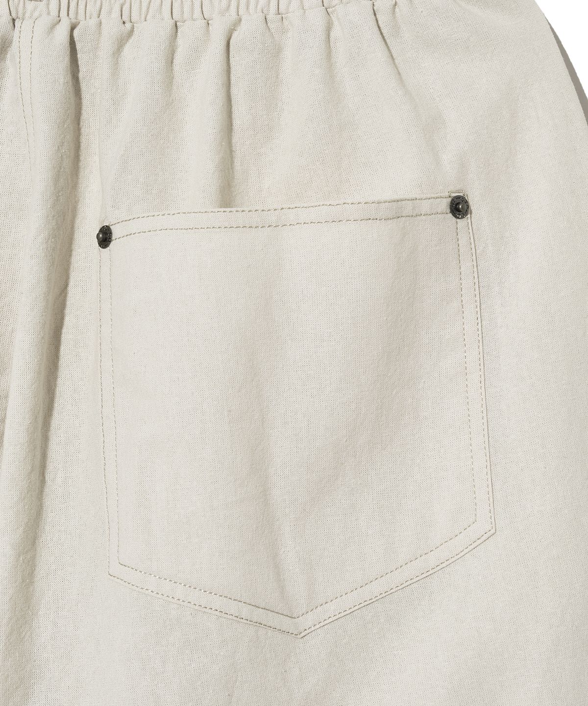 다이아몬드 레이라(DIAMOND LAYLA) Linen Cotton Waist Band Wide Pants P17
