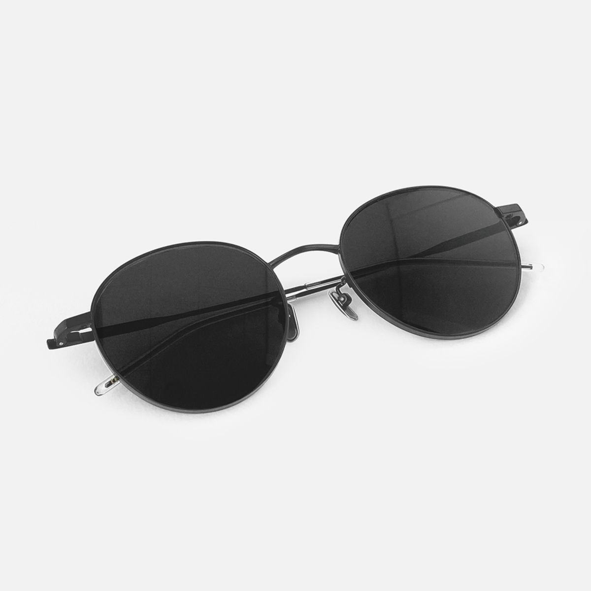 클릭클락(CLICCLAC) 코아 (4color) 동그란 메탈테 선글라스