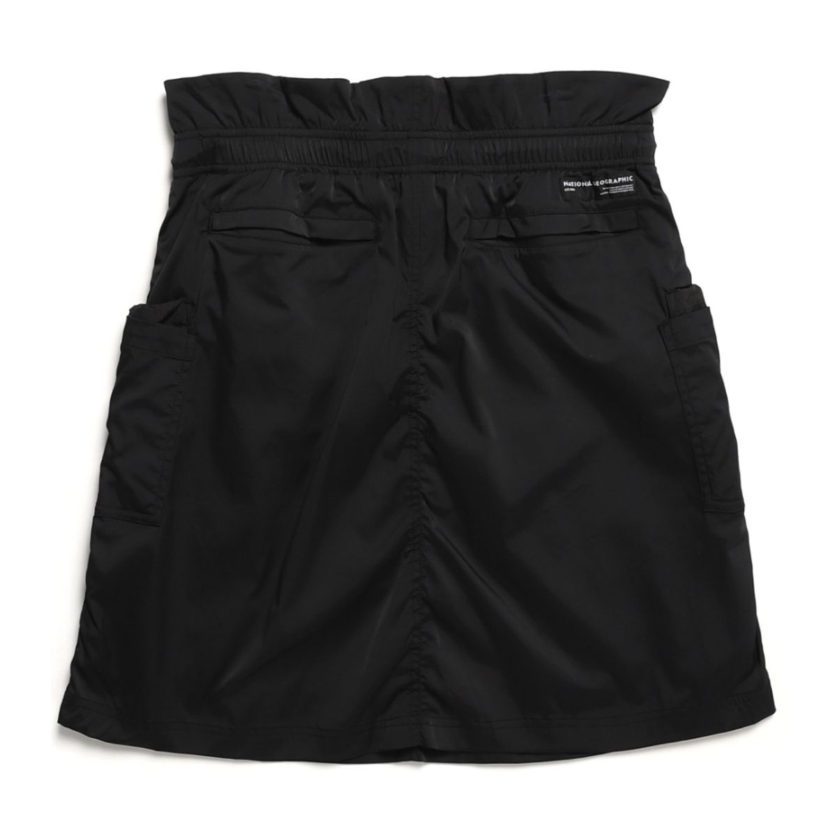 내셔널지오그래픽(NATIONALGEOGRAPHIC) N241WSK040 여성 팀버 숏기장 카고 스커트 CARBON BLACK