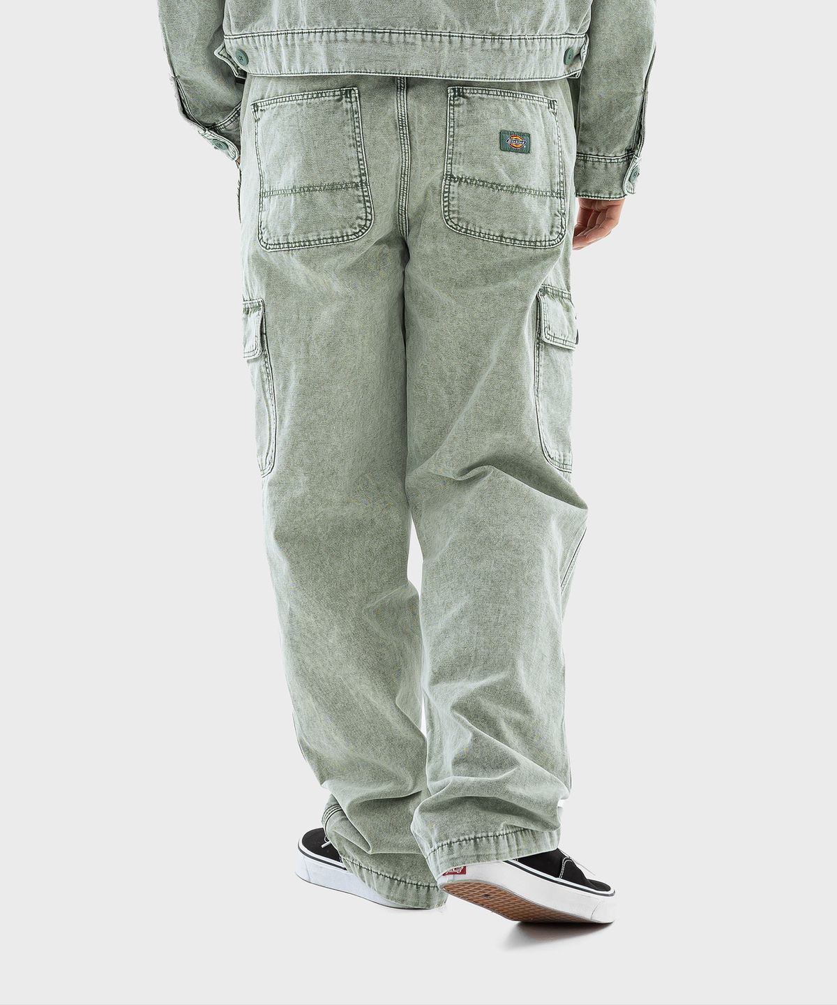 디키즈(DICKIES) 뉴잉턴 워시드 카고팬츠 Forest Green