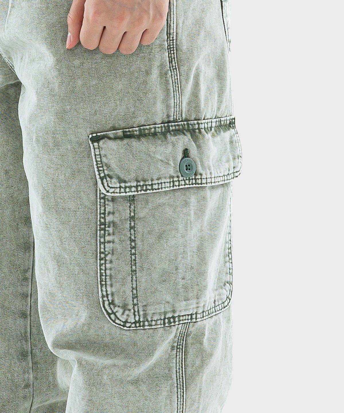 디키즈(DICKIES) 뉴잉턴 워시드 카고팬츠 Forest Green